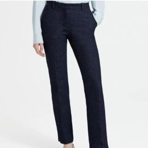 Theory denim straight leg trouser